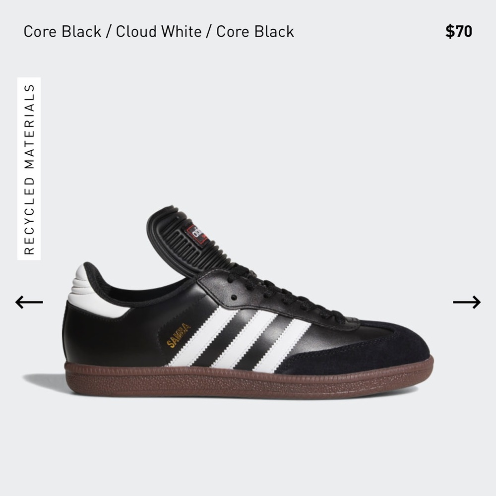 Men’s adidas classic sambas